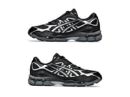 ASICS GEL-NYC “Black / Graphite Gray” sneakers (Image via Sneaker News)